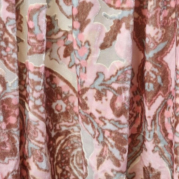 Free People Velvet Mini Dress In Petal Combo Size S NWT - Picture 4 of 16